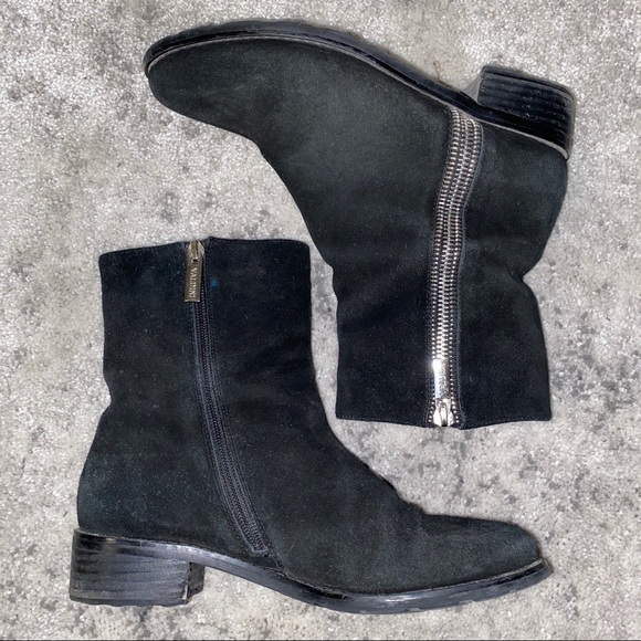 VALDINI Canadian Suede Booties - Picture 2 of 5